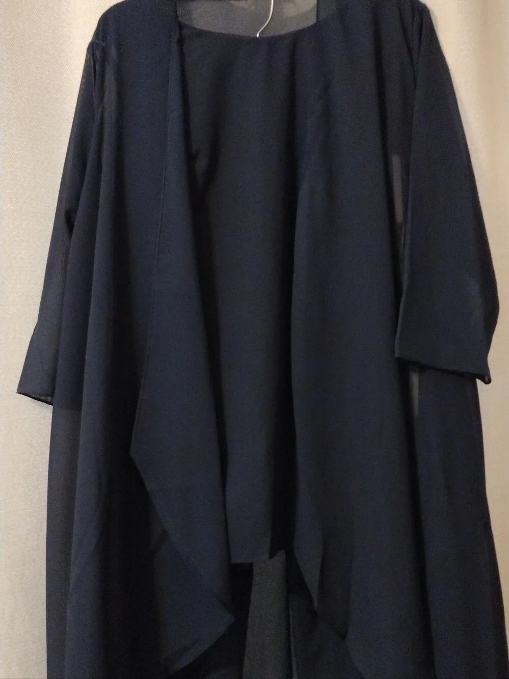 Gown Gallery Bridal & Formal Wear, 3 Piece Pant Suit, Size 12, Navy, NWT